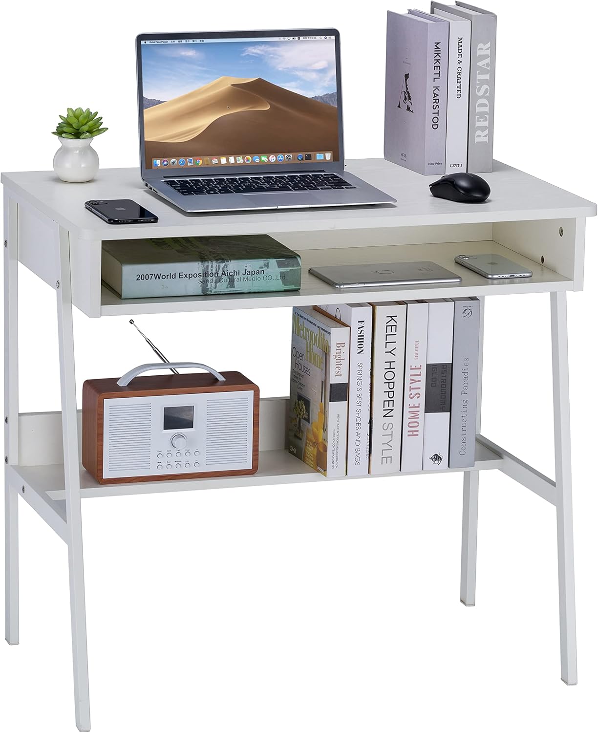 Home Office With Two Desks - مكتب منزلي من Combohome، طاولة عمل