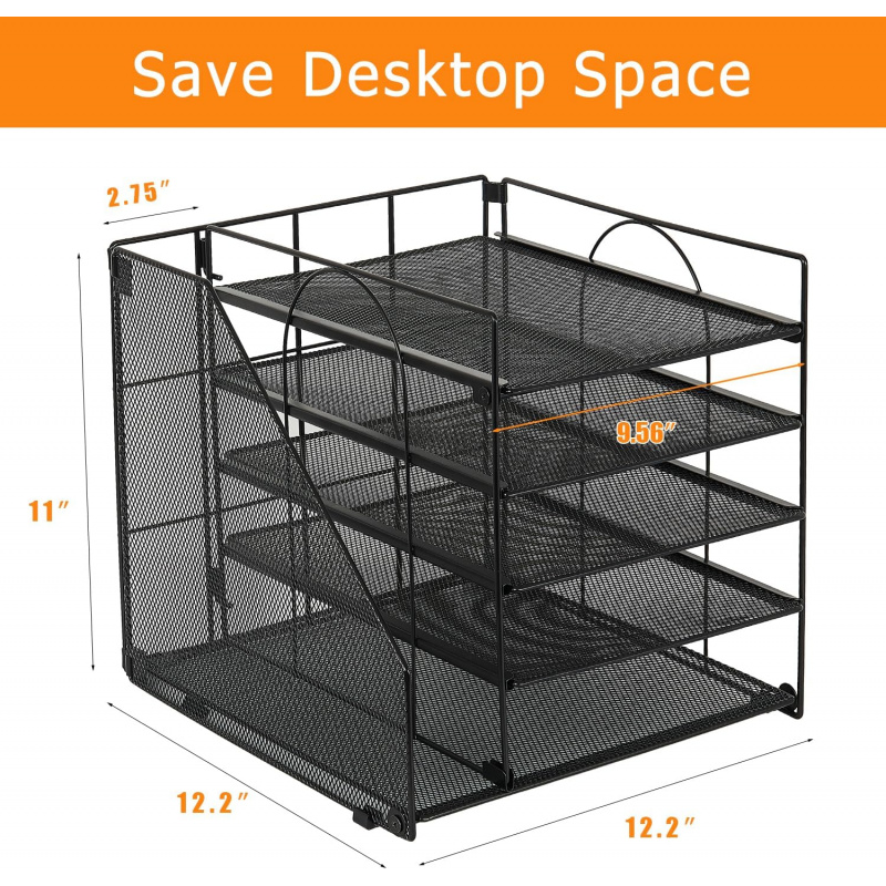 رف ملفات متعدد الطبقات من 5 طب - مراجعة Letter Tray Desk وسعره