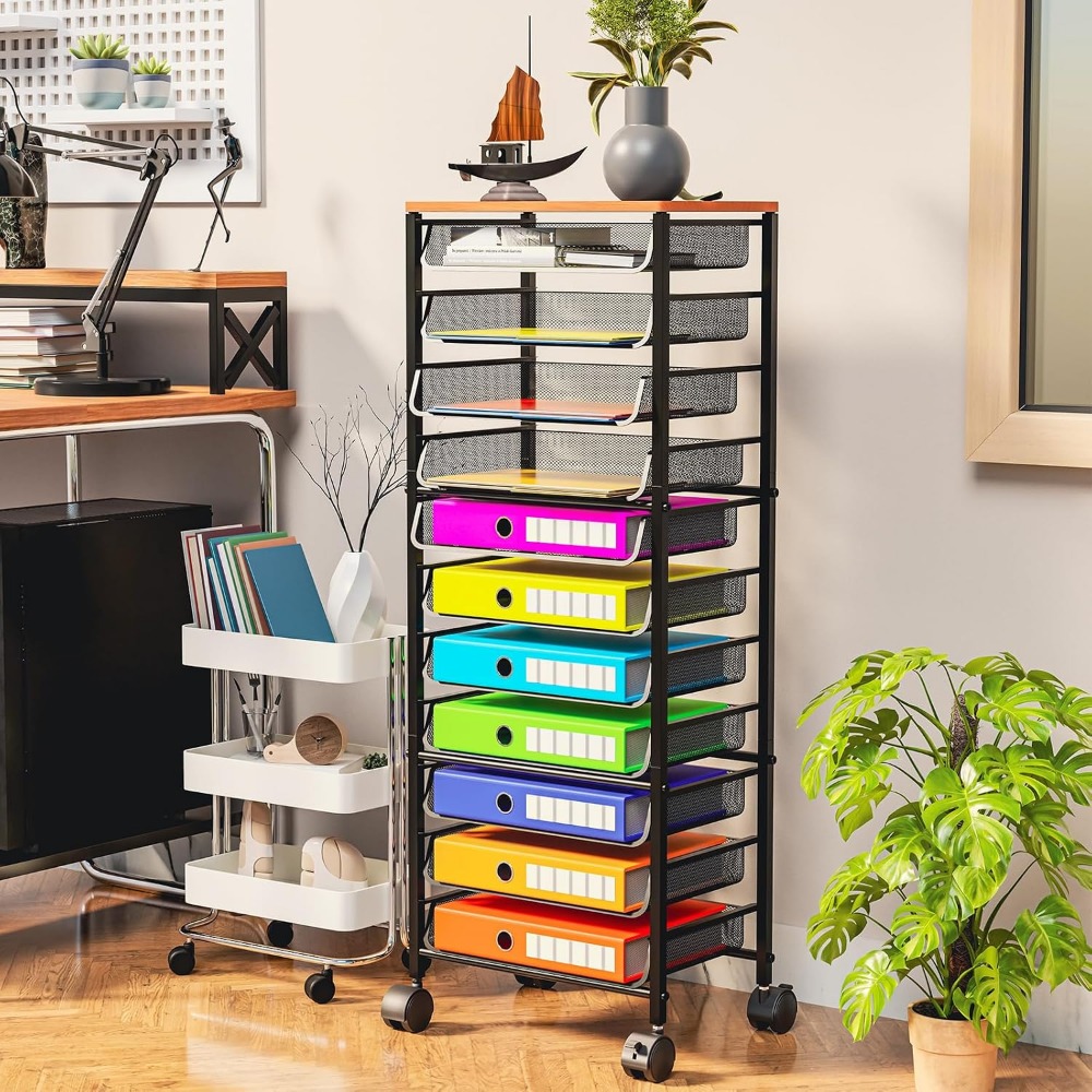 عربة ملفات متحركة ذات 12 طبقة  - مراجعة Letter Tray Desk وسعره