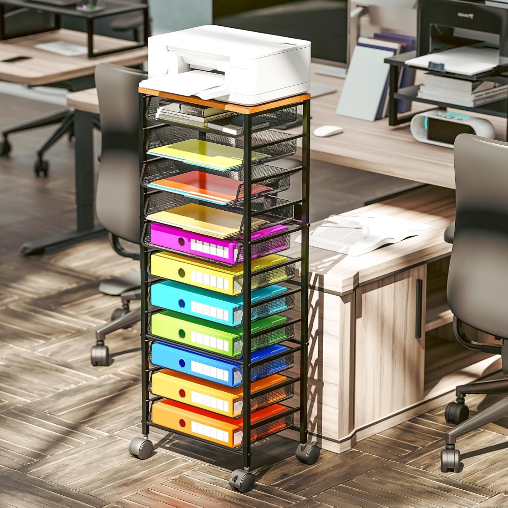 عربة ملفات متحركة ذات 12 طبقة  - مراجعة Letter Tray Desk وسعره