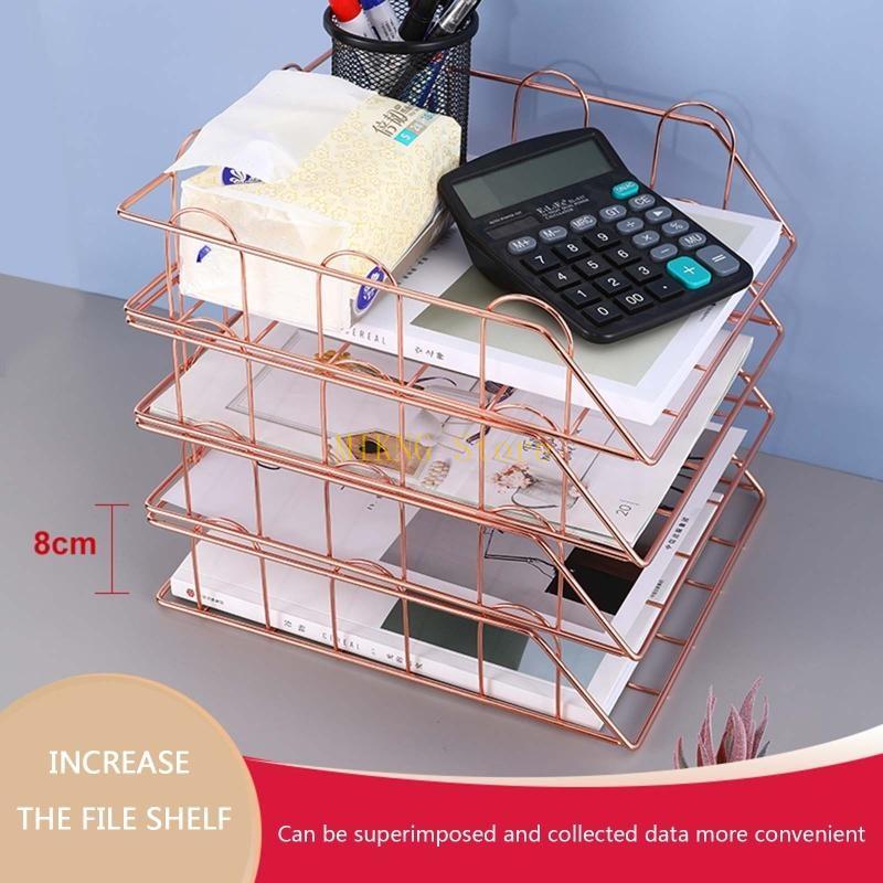 منظم مكتبي لدرج الورق المعدني  - مراجعة Letter Tray Desk وسعره