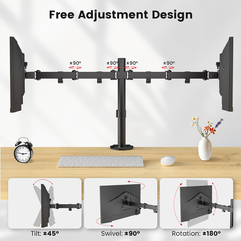 حامل شاشة مزدوج ACGAM MDS-1D،  - مراجعة Monitor Arm Dual وسعره