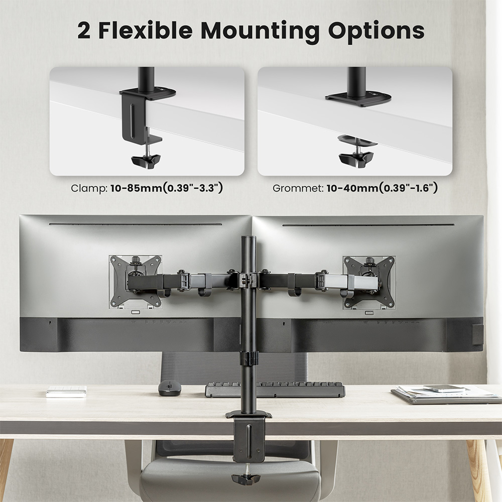 حامل شاشة مزدوج ACGAM MDS-1D،  - مراجعة Monitor Arm Dual وسعره