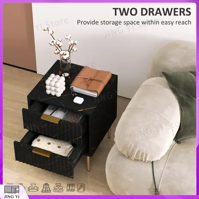 طاولة سرير أنيقة بدرجين باللون - مراجعة Home Office With Two Desks وسعره