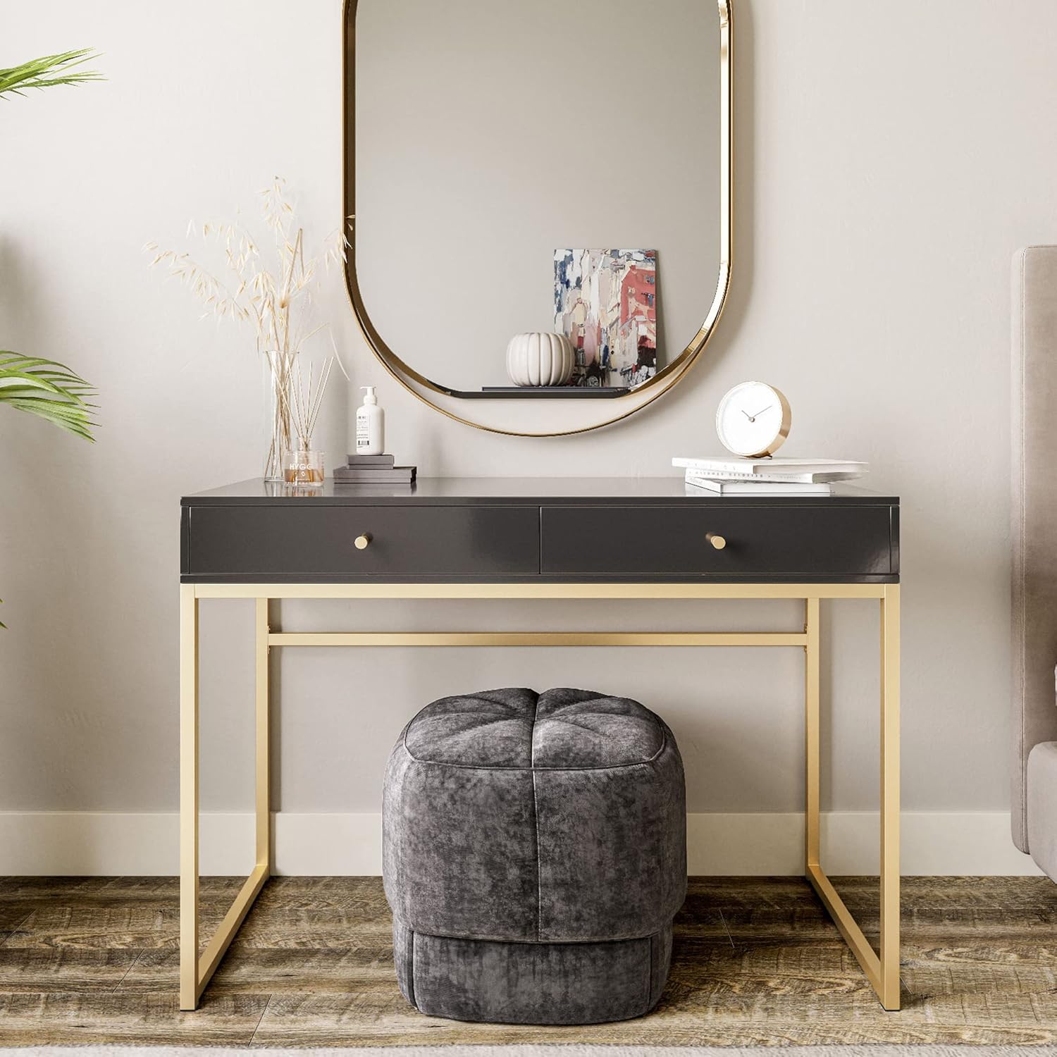 طاولة مكياج أو مكتب منزلي بطول - مراجعة Home Office Or وسعره